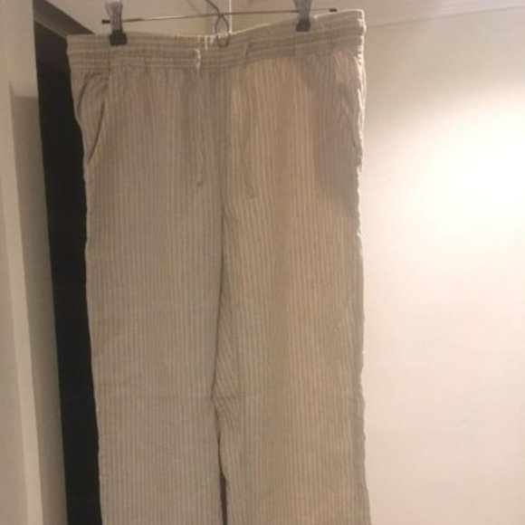 L.L. Bean Linen Drawstring Pants, 12 - Picture 1 of 5